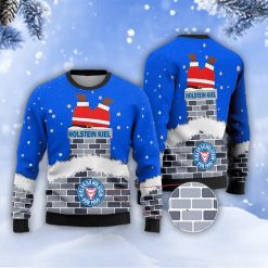 Neues Modell: Holstein Kiel Weihnachtspullover mit Weihnachtsmann-Motiv