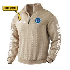 Karlsruher SC Fan Edition Strick-Sweatshirt – Individueller Name