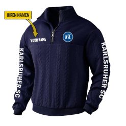Karlsruher SC Fan Edition Strick-Sweatshirt – Individueller Name