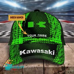 Kawasaki Individueller Name Neuer Stil Kappe