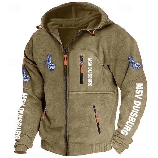 Msv duisburg Neue Version Zip-Up-Jacke Msv duisburg Neue Version Zip-Up-Jacke