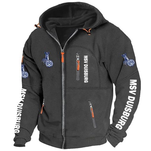 Msv duisburg Neue Version Zip-Up-Jacke Msv duisburg Neue Version Zip-Up-Jacke