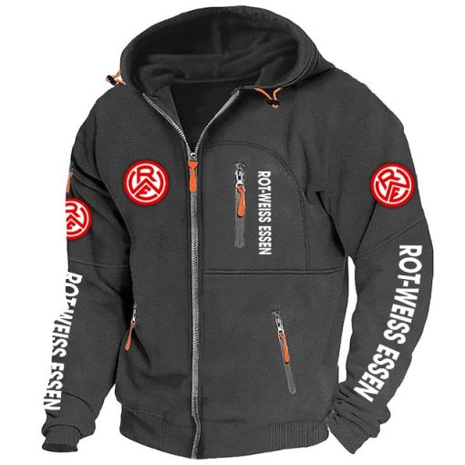 Rot-Weiss Essen Neue Version Zip-Up-Jacke Rot-Weiss Essen Neue Version Zip-Up-Jacke