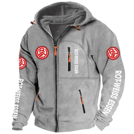 Rot-Weiss Essen Neue Version Zip-Up-Jacke Rot-Weiss Essen Neue Version Zip-Up-Jacke