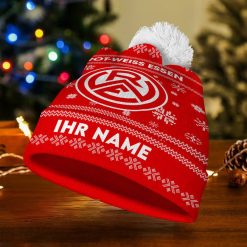 Rot-Weiss Essen Individueller Name Neue Version Weihnachtsmütze