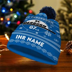 SC Paderborn 07 Individueller Name Neue Version Weihnachtsmütze