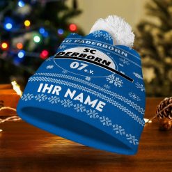 SC Paderborn 07 Individueller Name Neue Version Weihnachtsmütze