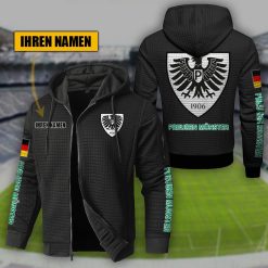 SC Preußen Münster Individueller Name Sportlicher Stil Sport-Hoodie