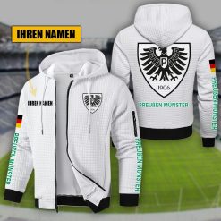 SC Preußen Münster Individueller Name Sportlicher Stil Sport-Hoodie