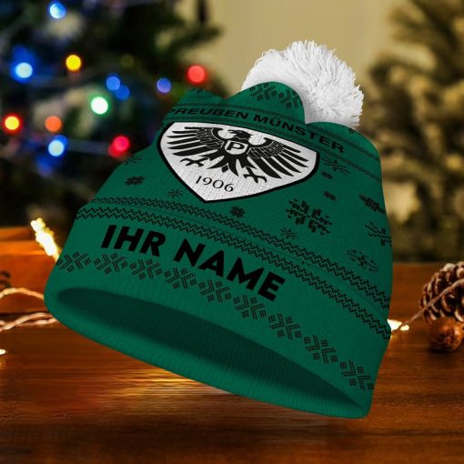 SC Preußen Münster Individueller Name Neue Version Weihnachtsmütze SC Preußen Münster Individueller Name Neue Version Weihnachtsmütze