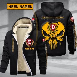 SG Dynamo Dresden – Individueller Name Neues Design Reißverschlussjacke