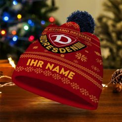 SG Dynamo Dresden Individueller Name Neue Version Weihnachtsmütze