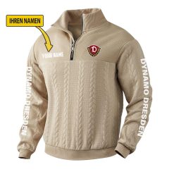 SG Dynamo Dresden Fan Edition Strick-Sweatshirt – Individueller Name