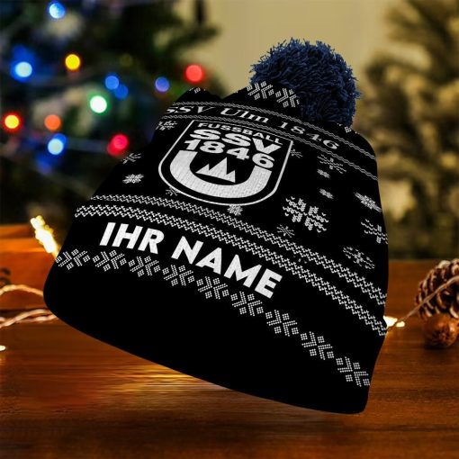 SSV Ulm 1846 Individueller Name Neue Version Weihnachtsmütze SSV Ulm 1846 Individueller Name Neue Version Weihnachtsmütze