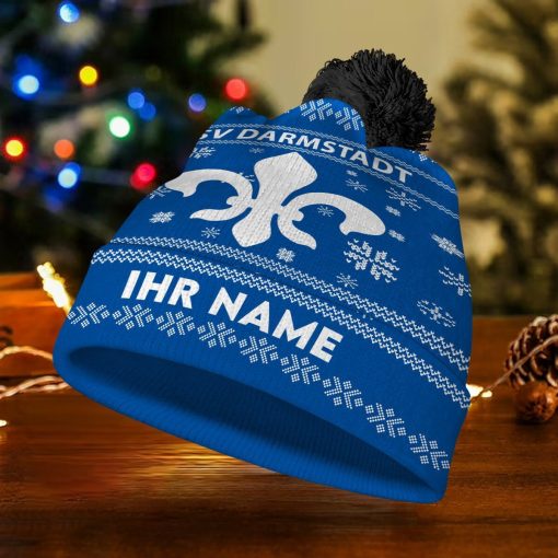 SV Darmstadt 98 Individueller Name Neue Version Weihnachtsmütze SV Darmstadt 98 Individueller Name Neue Version Weihnachtsmütze