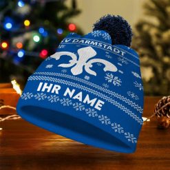 SV Darmstadt 98 Individueller Name Neue Version Weihnachtsmütze