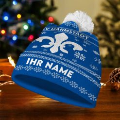 SV Darmstadt 98 Individueller Name Neue Version Weihnachtsmütze