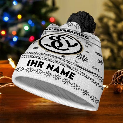 SV Elversberg Individueller Name Neue Version Weihnachtsmütze