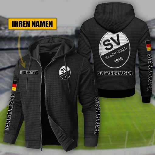 SV Sandhausen Individueller Name Sportlicher Stil Sport-Hoodie