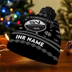 SV Sandhausen Individueller Name Neue Version Weihnachtsmütze