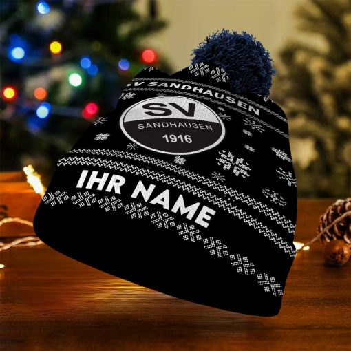 SV Sandhausen Individueller Name Neue Version Weihnachtsmütze SV Sandhausen Individueller Name Neue Version Weihnachtsmütze