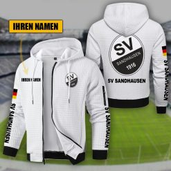 SV Sandhausen Individueller Name Sportlicher Stil Sport-Hoodie