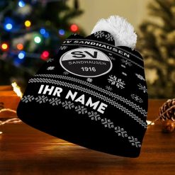 SV Sandhausen Individueller Name Neue Version Weihnachtsmütze