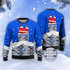 Neues Modell: SV Waldhof Mannheim Weihnachtspullover mit Weihnachtsmann-Motiv