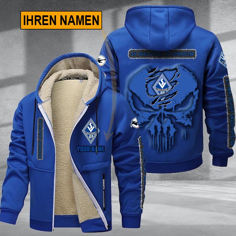 SV Waldhof Mannheim – Individueller Name Neues Design Reißverschlussjacke SV Waldhof Mannheim – Individueller Name Neues Design Reißverschlussjacke