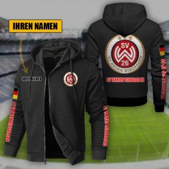 SV Wehen Wiesbaden Individueller Name Sportlicher Stil Sport-Hoodie