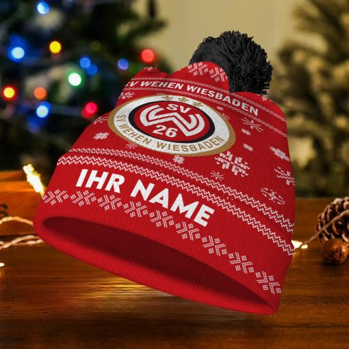 SV Wehen Wiesbaden Individueller Name Neue Version Weihnachtsmütze SV Wehen Wiesbaden Individueller Name Neue Version Weihnachtsmütze
