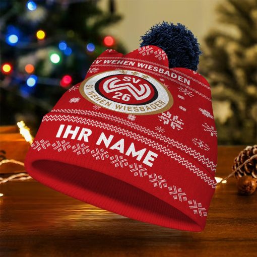 SV Wehen Wiesbaden Individueller Name Neue Version Weihnachtsmütze SV Wehen Wiesbaden Individueller Name Neue Version Weihnachtsmütze
