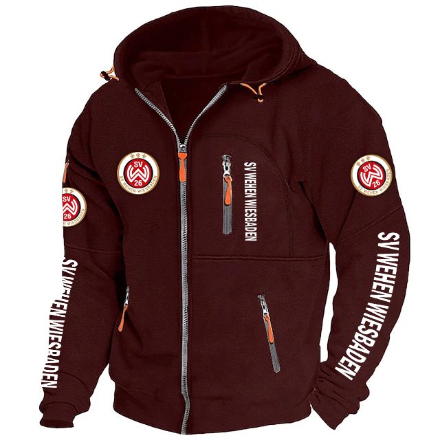 SV Wehen Wiesbaden Neue Version Zip-Up-Jacke SV Wehen Wiesbaden Neue Version Zip-Up-Jacke