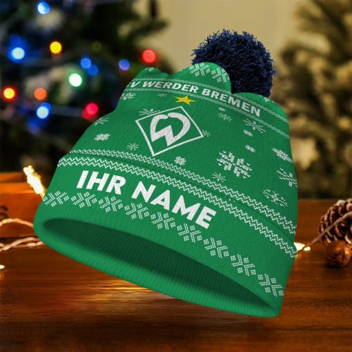 SV Werder Bremen Individueller Name Neue Version Weihnachtsmütze SV Werder Bremen Individueller Name Neue Version Weihnachtsmütze