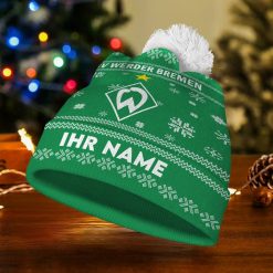 SV Werder Bremen Individueller Name Neue Version Weihnachtsmütze
