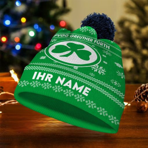 SpVgg Greuther Fürth Individueller Name Neue Version Weihnachtsmütze SpVgg Greuther Fürth Individueller Name Neue Version Weihnachtsmütze