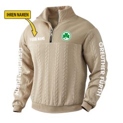 SpVgg Greuther Fürth Fan Edition Strick-Sweatshirt – Individueller Name