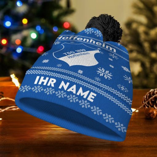 TSG 1899 Hoffenheim Individueller Name Neue Version Weihnachtsmütze TSG 1899 Hoffenheim Individueller Name Neue Version Weihnachtsmütze