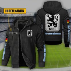 TSV 1860 München Individueller Name Sportlicher Stil Sport-Hoodie