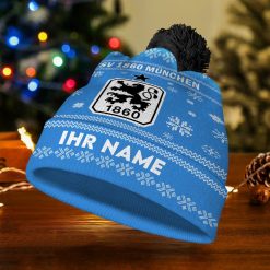 TSV 1860 München Individueller Name Neue Version Weihnachtsmütze