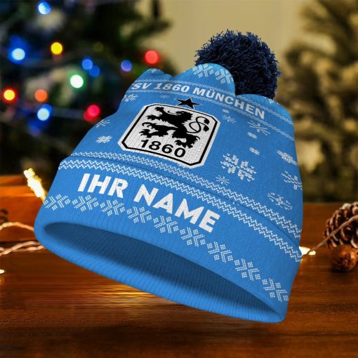 TSV 1860 München Individueller Name Neue Version Weihnachtsmütze TSV 1860 München Individueller Name Neue Version Weihnachtsmütze