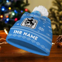 TSV 1860 München Individueller Name Neue Version Weihnachtsmütze