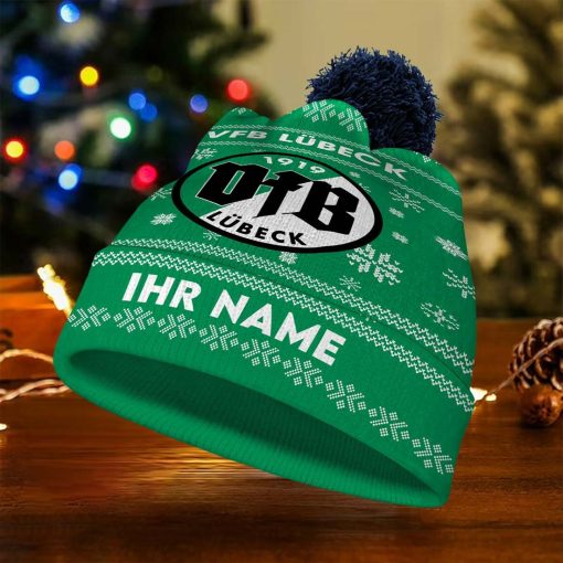 VfB Lübeck Individueller Name Neue Version Weihnachtsmütze VfB Lübeck Individueller Name Neue Version Weihnachtsmütze