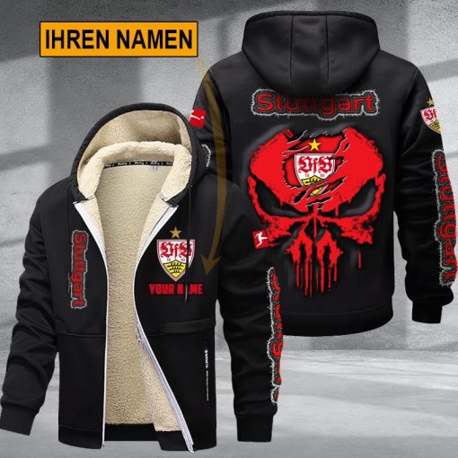 VfB Stuttgart – Individueller Name Neues Design Reißverschlussjacke