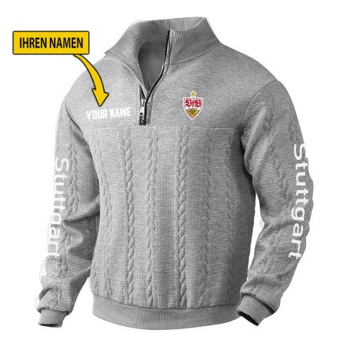 VfB Stuttgart Fan Edition Strick-Sweatshirt – Individueller Name VfB Stuttgart Fan Edition Strick-Sweatshirt – Individueller Name