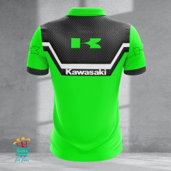 Kawasaki Individueller Name Neues Design Reißverschluss Poloshirt