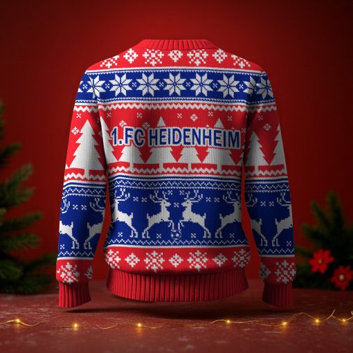 1. FC Heidenheim Fan Edition Weihnachtspullover im neuen Design 1. FC Heidenheim Fan Edition Weihnachtspullover im neuen Design