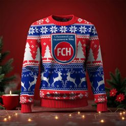 1. FC Heidenheim Fan Edition Weihnachtspullover im neuen Design 1. FC Heidenheim Fan Edition Weihnachtspullover im neuen Design
