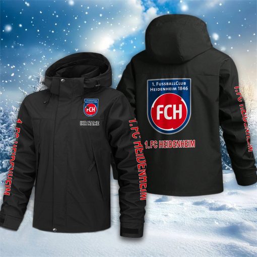 1. FC Heidenheim – Outdoorjacke Sportlicher Stil mit Ihrem Namen 1. FC Heidenheim – Outdoorjacke Sportlicher Stil mit Ihrem Namen