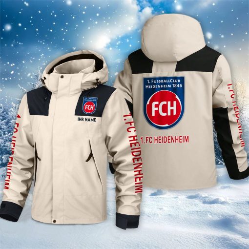 1. FC Heidenheim – Outdoorjacke Sportlicher Stil mit Ihrem Namen 1. FC Heidenheim – Outdoorjacke Sportlicher Stil mit Ihrem Namen